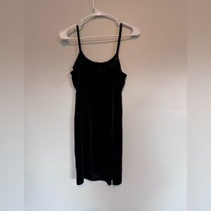Lily Rose Black Velvet Dress